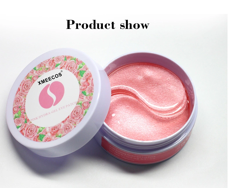 Popular Product Pink Rose Extract Eye Patch Mask Non-Toxic Collagen Eye Gel Under Eye Gel Patch