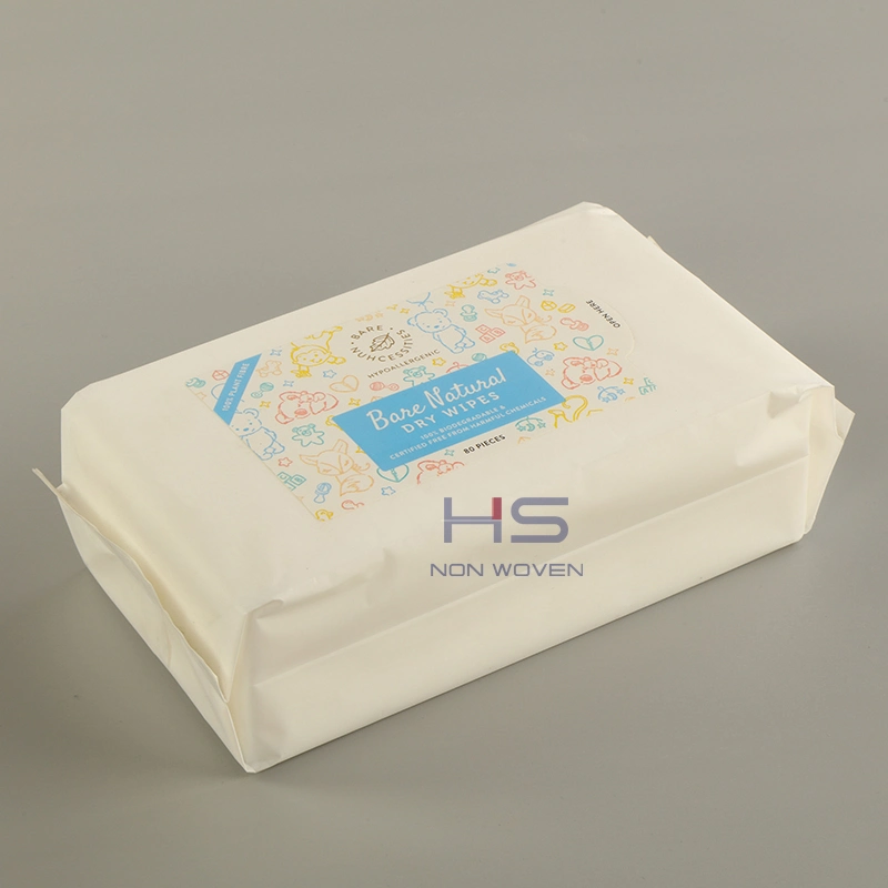 Disposable Cotton Dry Wipes Facial Cleansing Towels