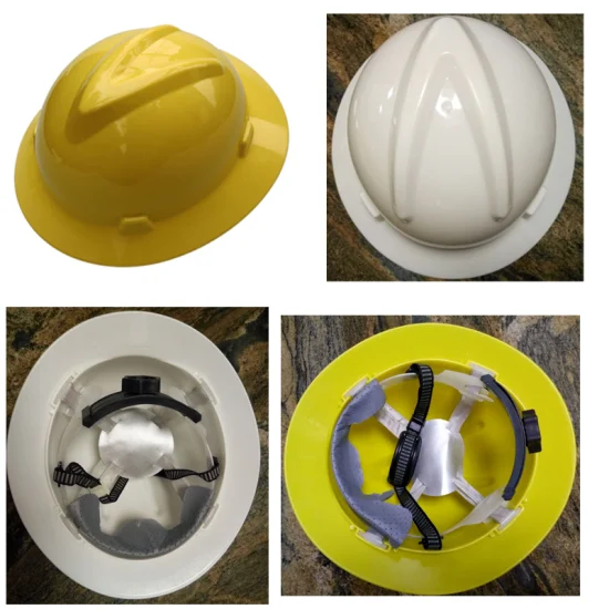 Casco industrial de protección de seguridad ABS y construcción de plástico Protección para la cabeza