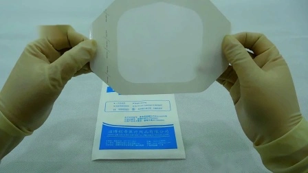 Apósito médico desechable de película de PU transparente con esterilizado