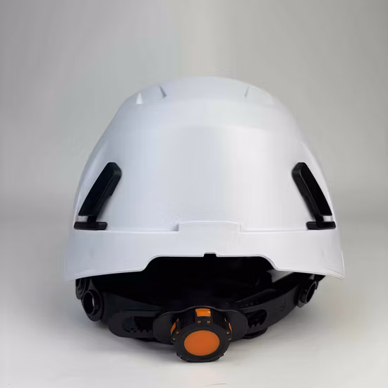 Casco de seguridad Casco duro con visera y protección para los oídos Casco de trabajo de ABS ventilado ligero y ajustable